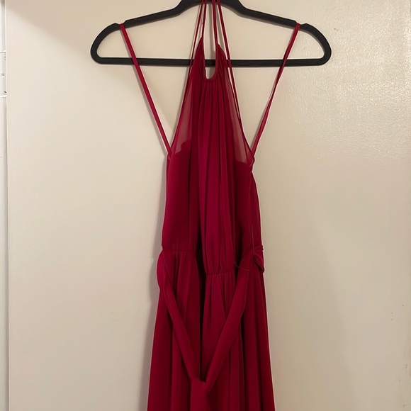 Jill Stuart backless red chiffon dress - Picture 1 of 1